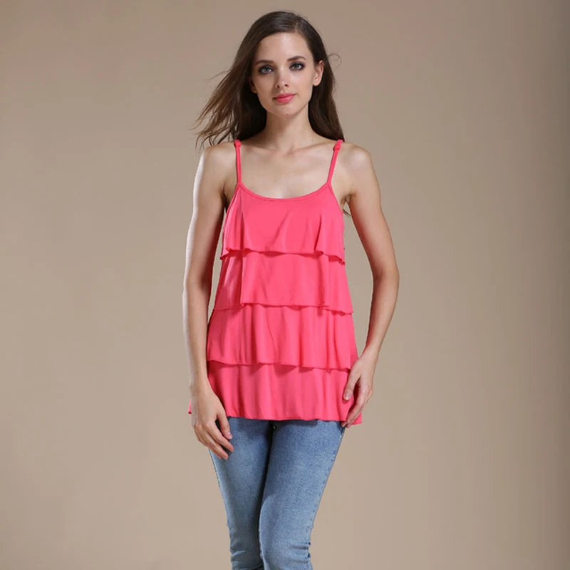 Camiseta de lactancia sin mangas suave y transpirable para verano - imagen 3
