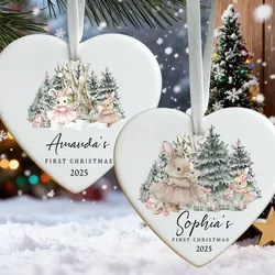 Adorno navideño personalizado para bebé recién nacido