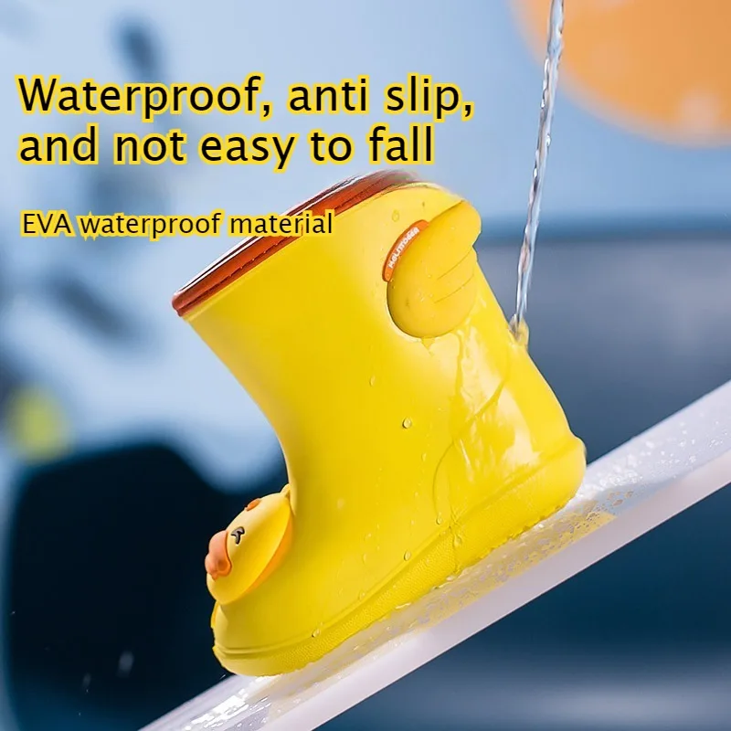 Botas de lluvia impermeables para niños – Antideslizantes con diseño animal - imagen 4