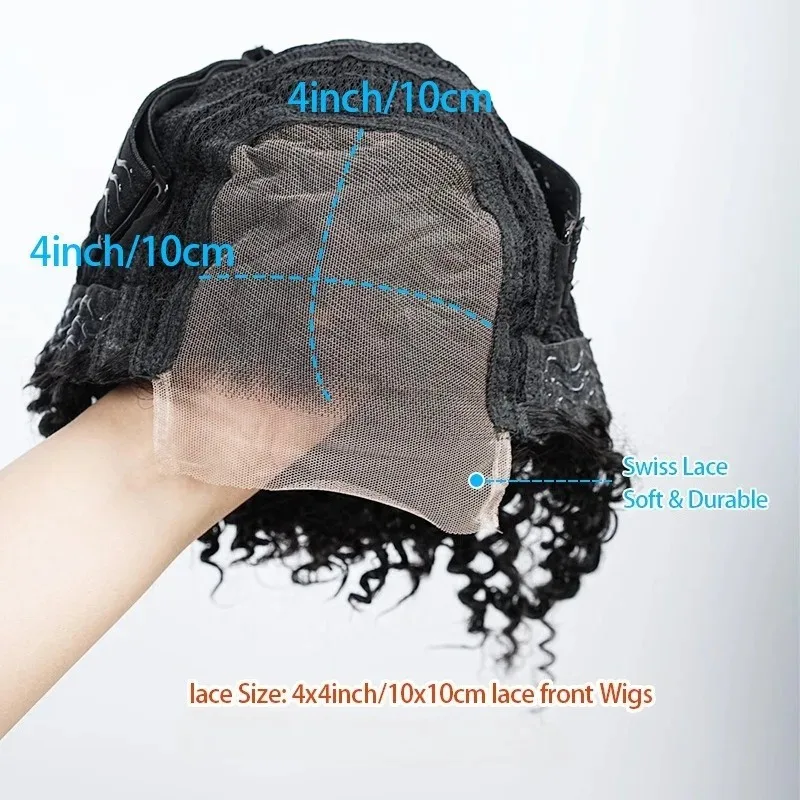 Peluca infantil de pelo natural con encaje frontal – para niños - imagen 5