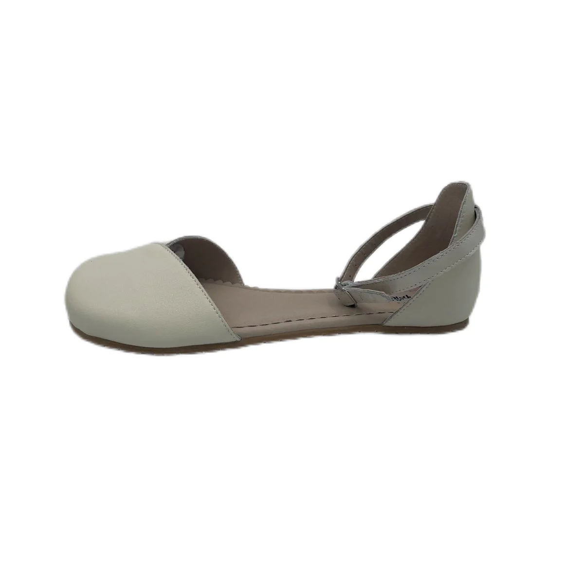 Tipsietoes Sandalias planas de cuero genuino para pie ancho, ligeras - imagen 4
