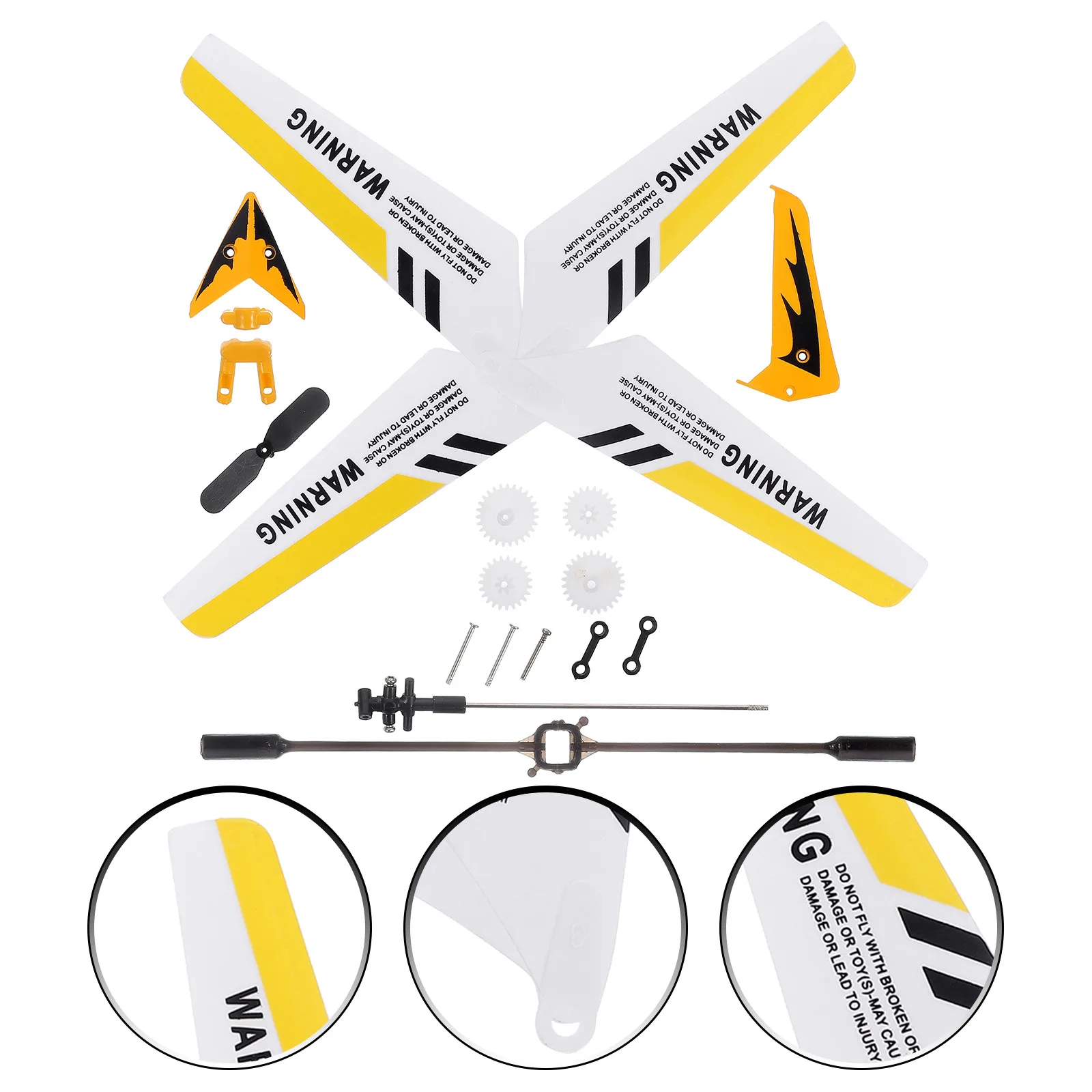 Juego de repuestos para helicóptero RC con cuchillas ABS - imagen 3