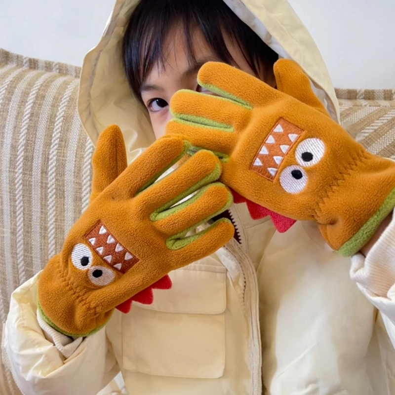 Guantes de invierno forrados con polar para niños – Cálidos y suaves - imagen 5