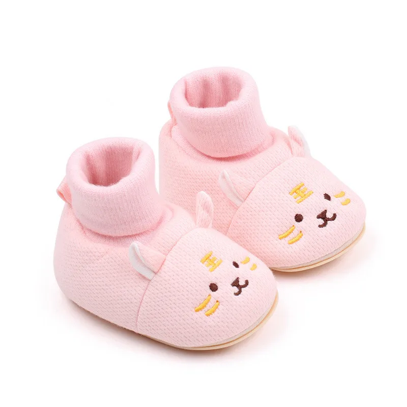 Botas de bebé antideslizantes para primeros pasos – Suaves de algodón para otoño - imagen 3