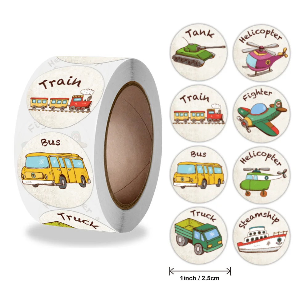 Vinilos decorativos de camiones de construcción para habitación infantil - imagen 2