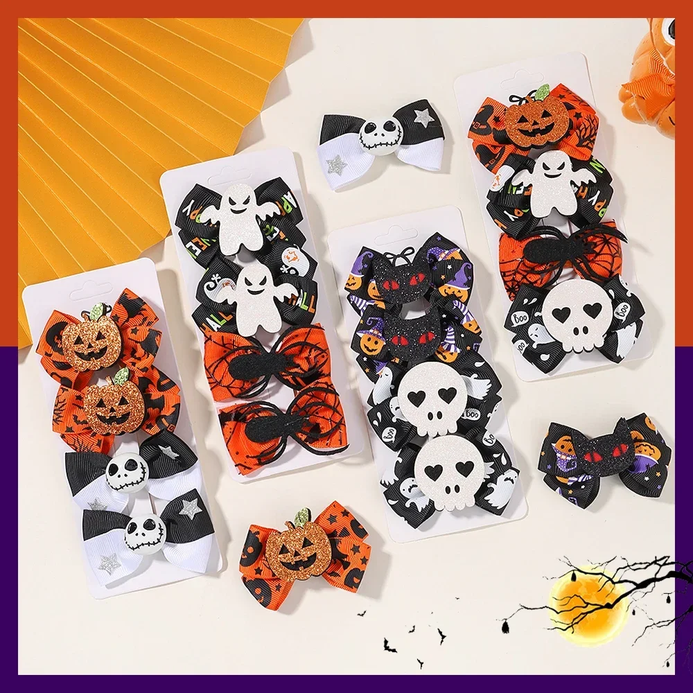 Horquilla con calabaza para fiesta infantil