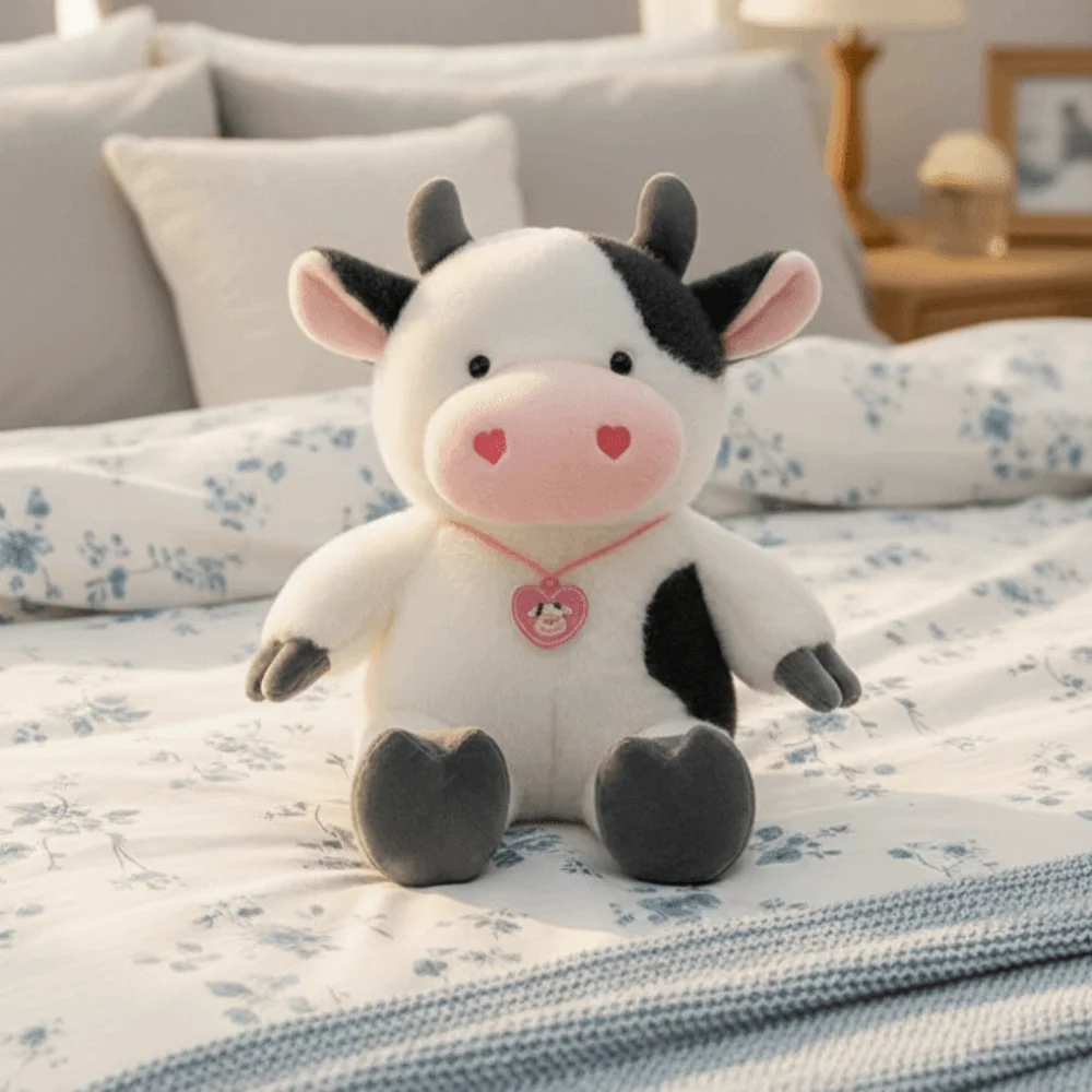 Peluche vaca infantil de felpa