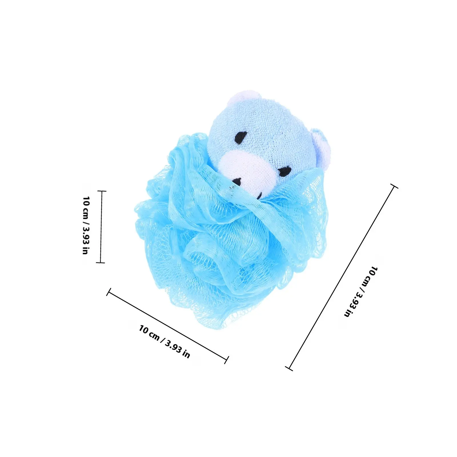 Toallitas exfoliantes para baño infantil con forma de animales