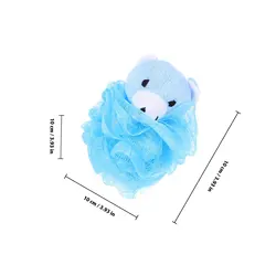 Toallitas exfoliantes para baño infantil con forma de animales