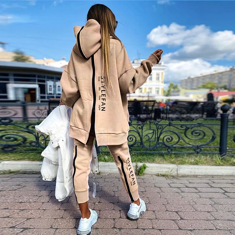 Winner chándal mujer holgado letras – sudadera larga y jogging - imagen 5