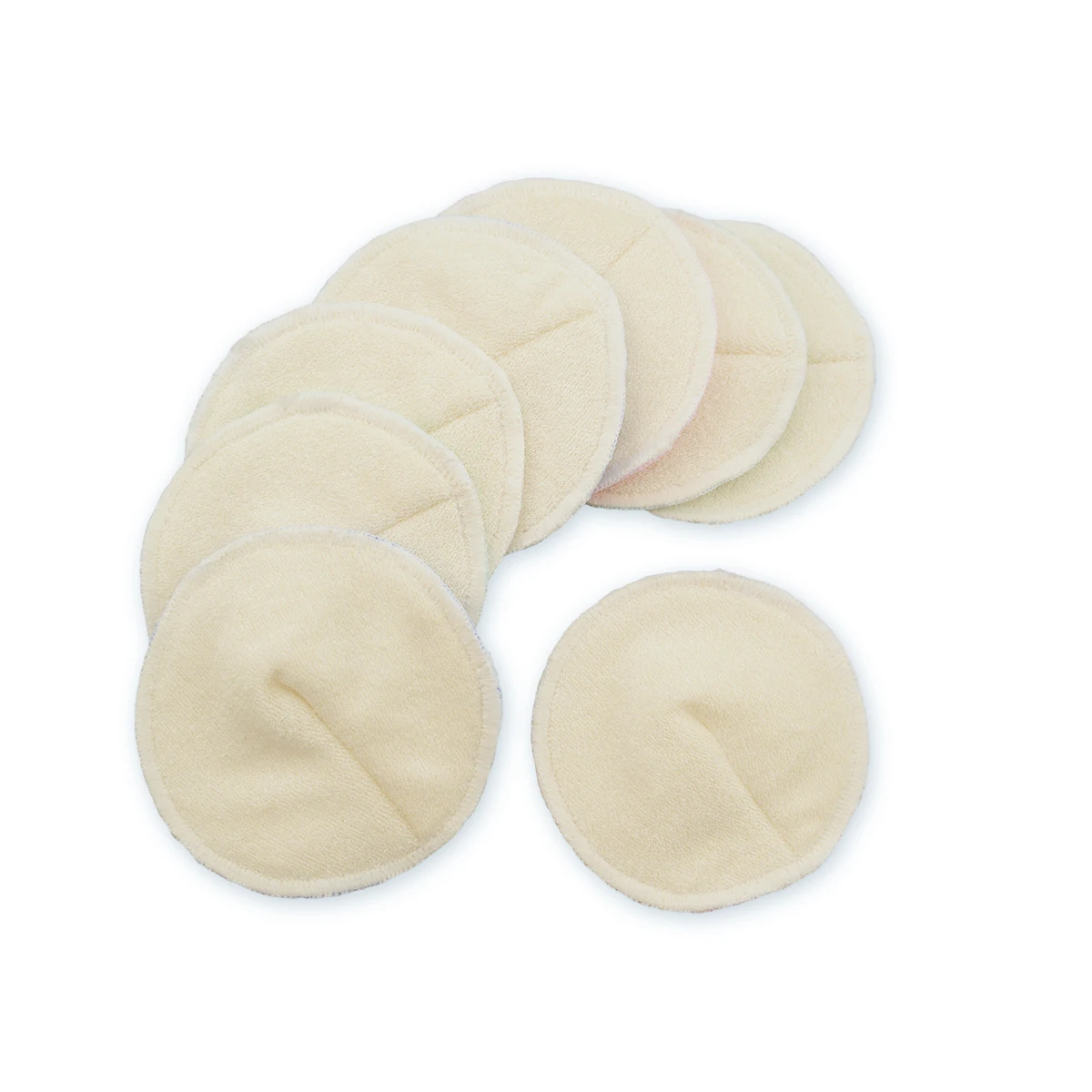 Almohadillas de lactancia reutilizables en bambú orgánico ergonómicas - imagen 3