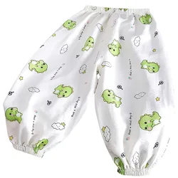 Pantalones antimosquitos de verano para bebé, finos y suaves