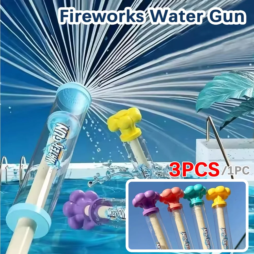 Pistola de agua con luces y efectos para niños de verano