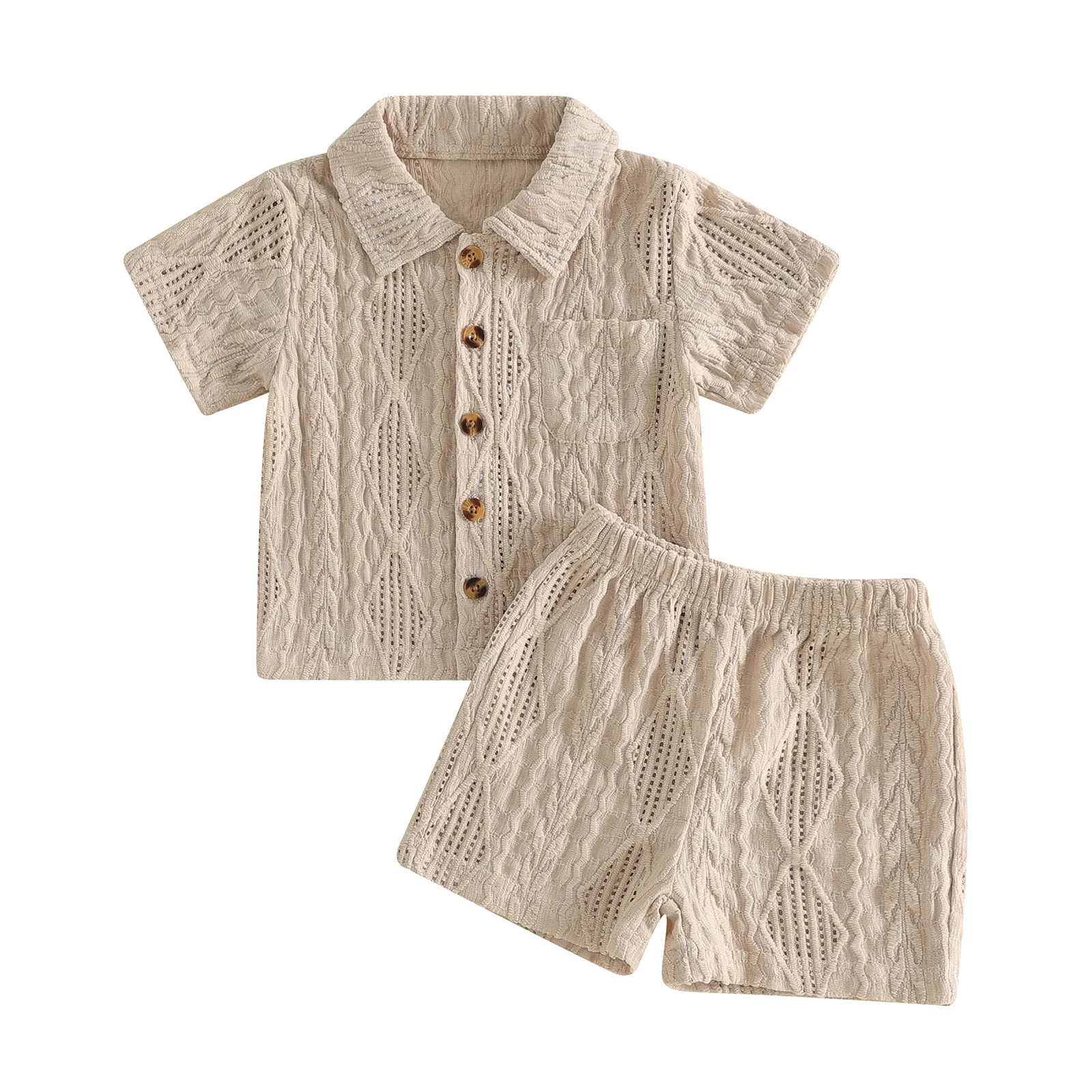 Conjunto de verano para bebé con camiseta manga corta y pantalón elástico - imagen 5