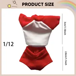 Conjunto de verano para muñecas: top deportivo y pantalón corto