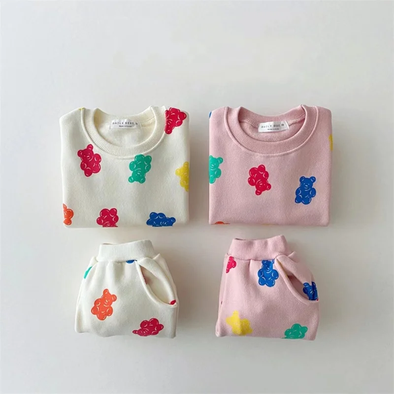 Conjunto de lana infantil para invierno: suéter y pantalón - imagen 3
