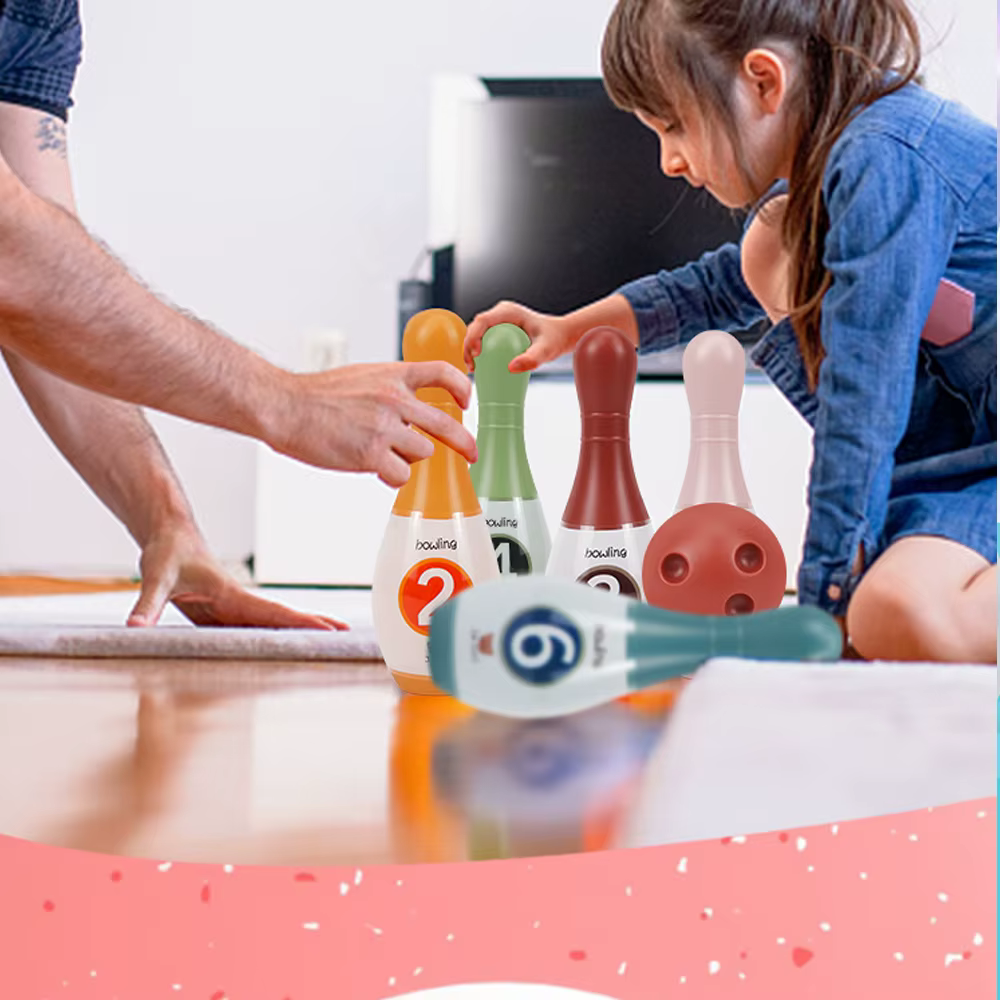 Juego de bolos educativos con animales para niños - imagen 4