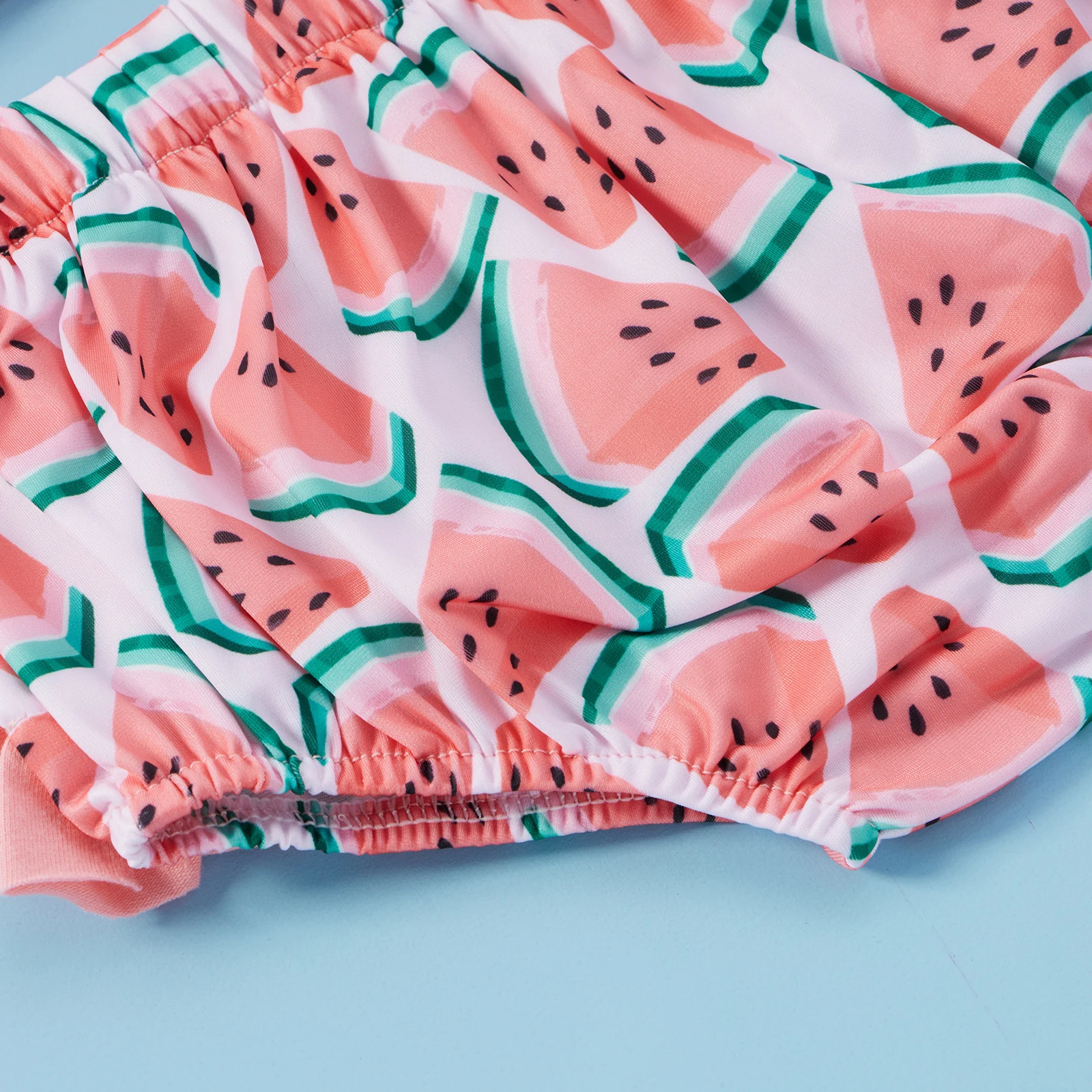 Traje de baño niña Tregren con estampado sandías y gorro - imagen 5