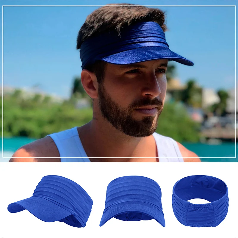 Sombrero de verano con visera y acabado ligero