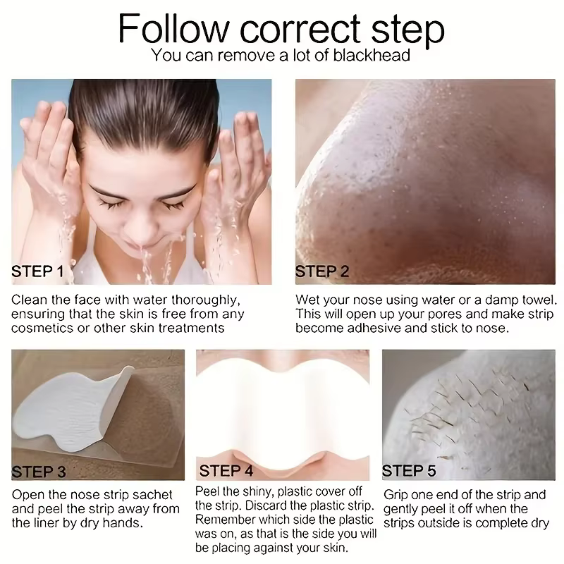 Tiras para eliminar puntos negros – Limpieza facial - imagen 3