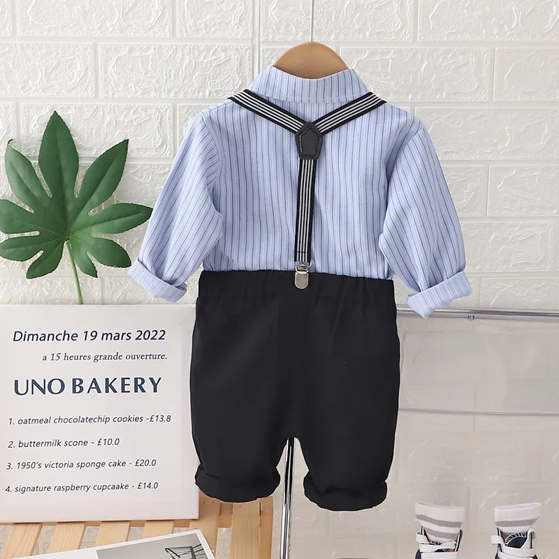 Conjunto bebé de manga larga y pantalón para otoño y primavera - imagen 3