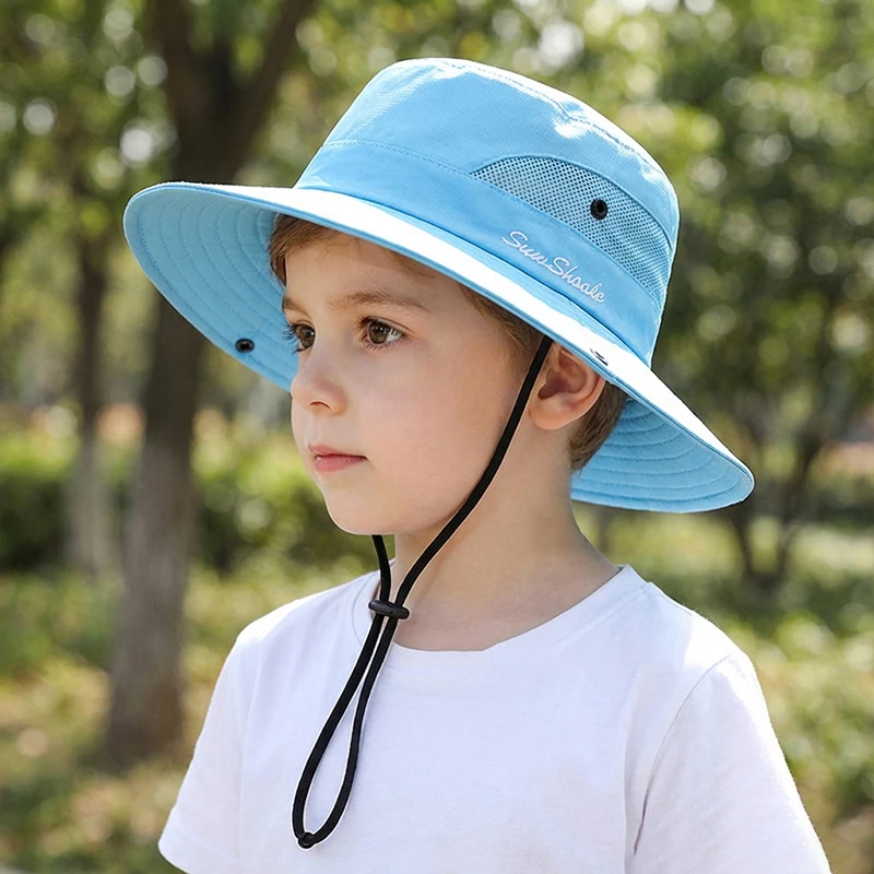 Gorro tipo panamá con protección solar y agujero para coleta - imagen 5