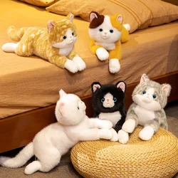 Peluche de gato realista para dormir y decorar el hogar