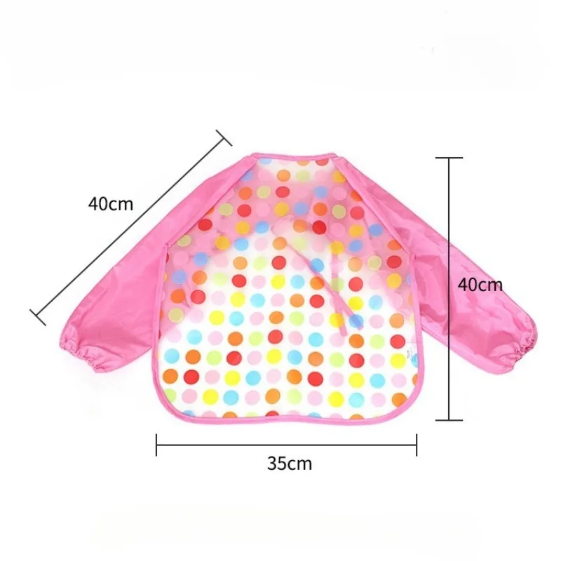 Babero impermeable con mangas largas EVA para alimentación - imagen 3
