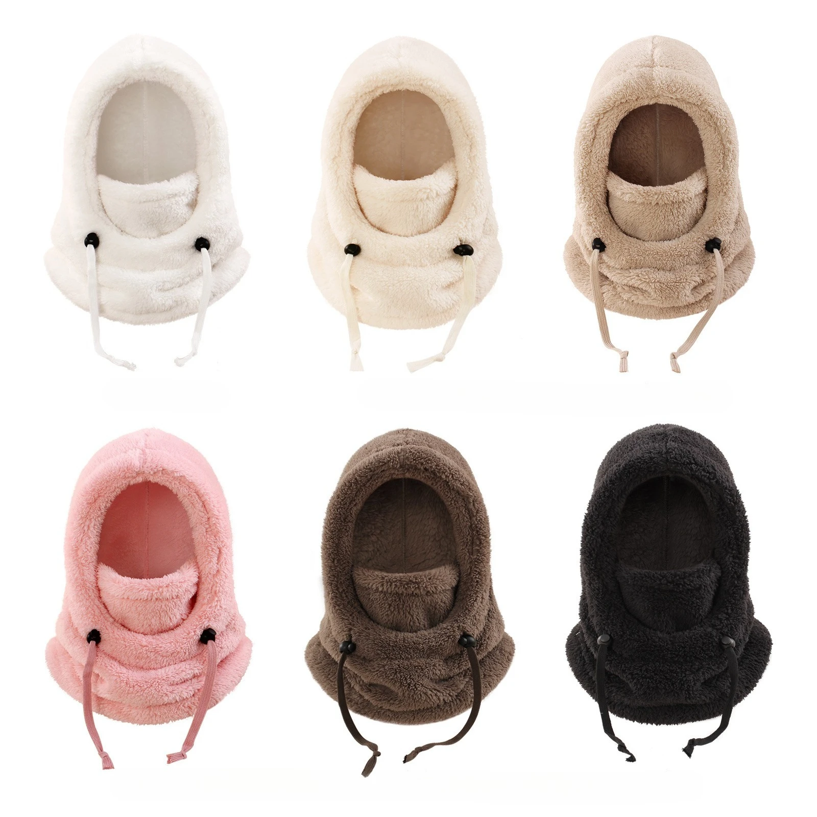 Gorro infantil felpa con máscara frontal