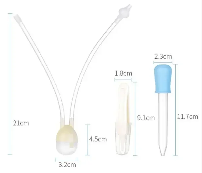 Aspirador nasal infantil con sistema de succión bucal