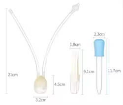 Aspirador nasal infantil con sistema de succión bucal