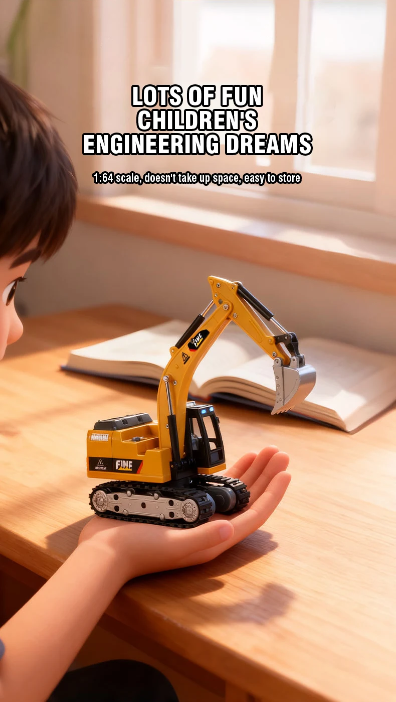 Miniexcavadora en modo excavación