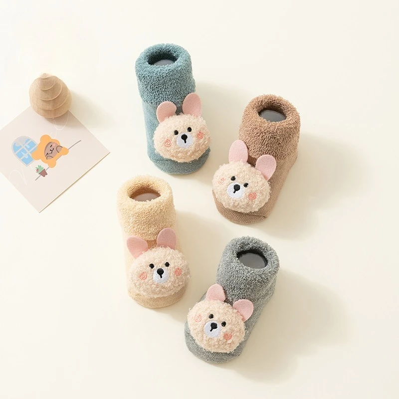 Calcetines antideslizantes térmicos de invierno con dibujos bebé - imagen 4