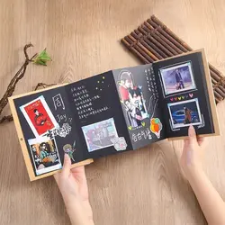 Álbum de fotos acordeón para bebé en papel kraft – Libro recuerdos