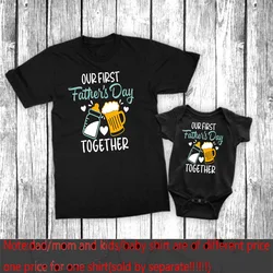 Conjunto padre e hijo para el Día del Padre – Mono bebé y camiseta