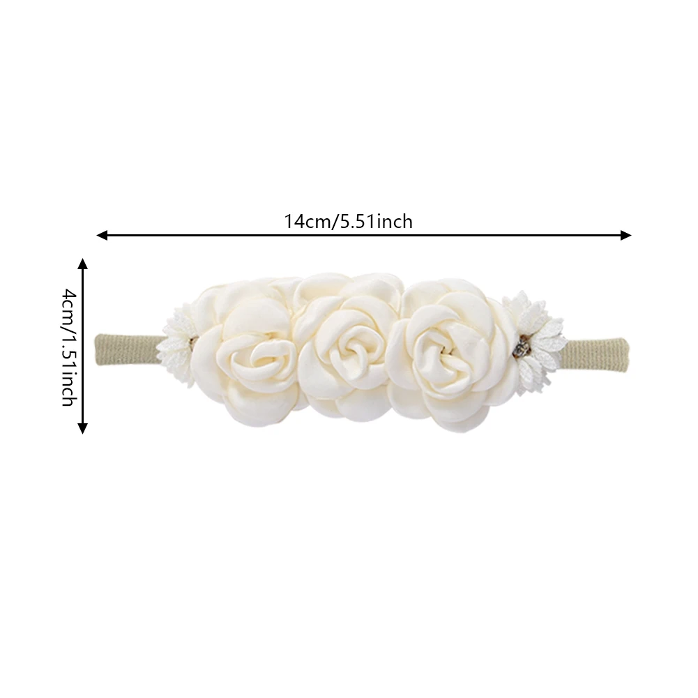 Diadema floral de fantasía para bebé y niña – Tiara suave con brillo - imagen 3