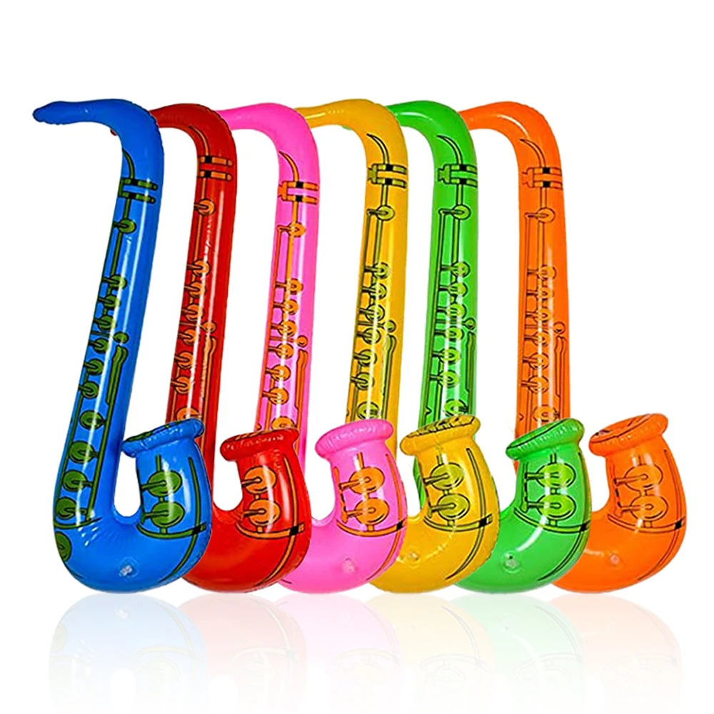 Saxofón inflable de PVC para fiesta y juegos de escenario - imagen 2
