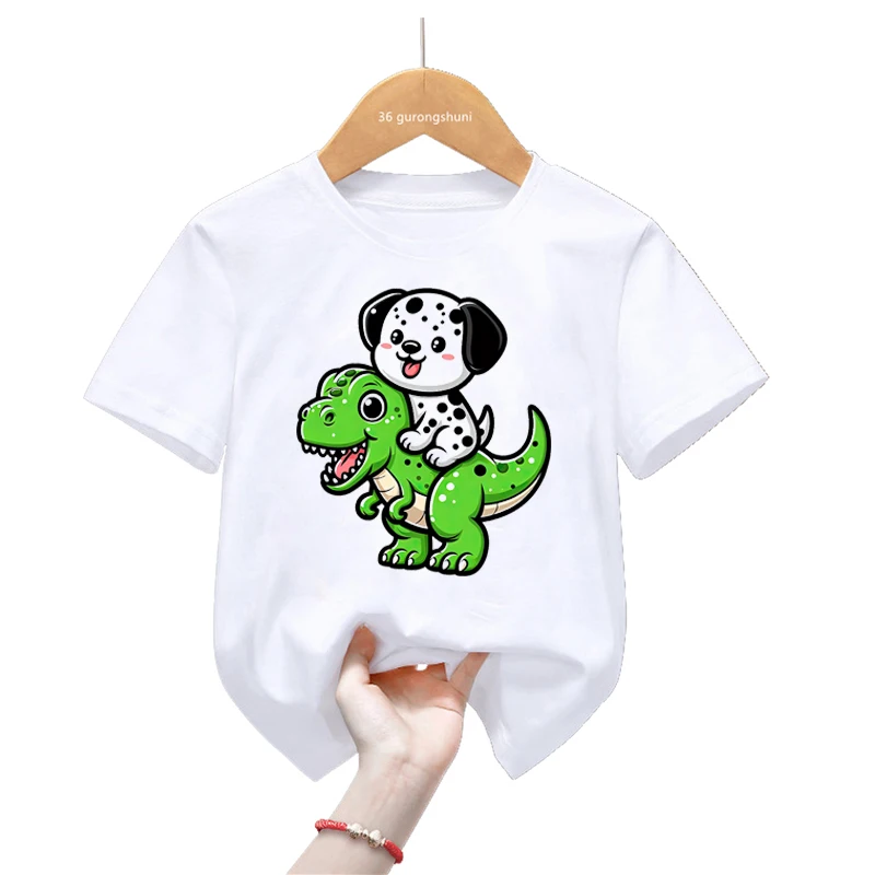 Camiseta con estampado de perros kawaii para niños - imagen 5