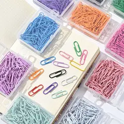 Clips metálicos de encuadernación en colores para archivador