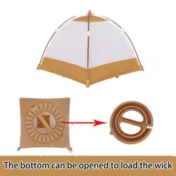Tienda de campaña miniatura tela Oxford para muñecas