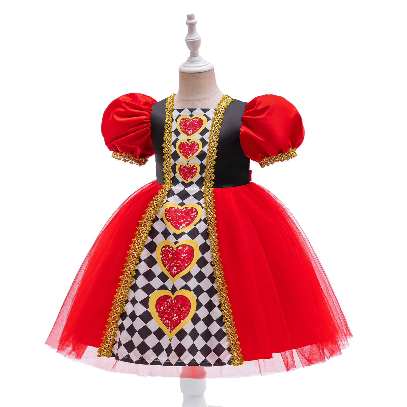 Guía de tallas junto al vestido