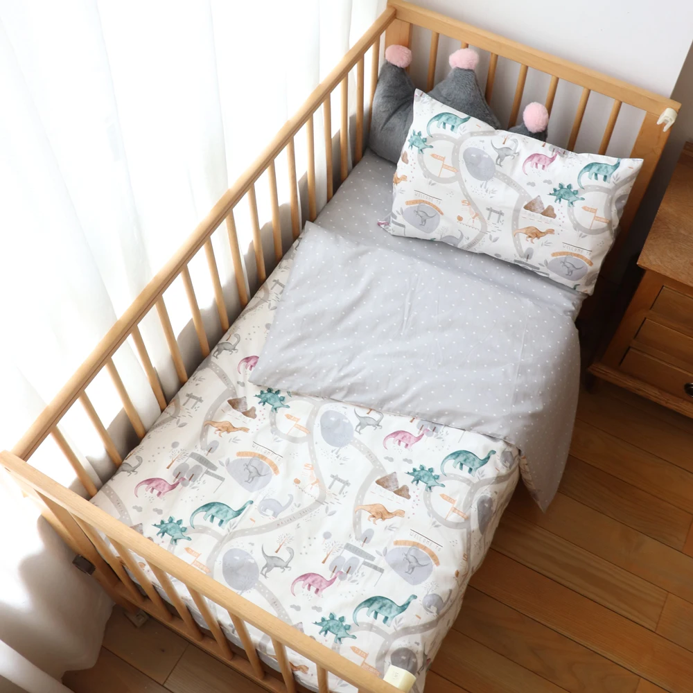 Juego de cama bebé recién nacido con diseño estrella – Algodón puro - imagen 5