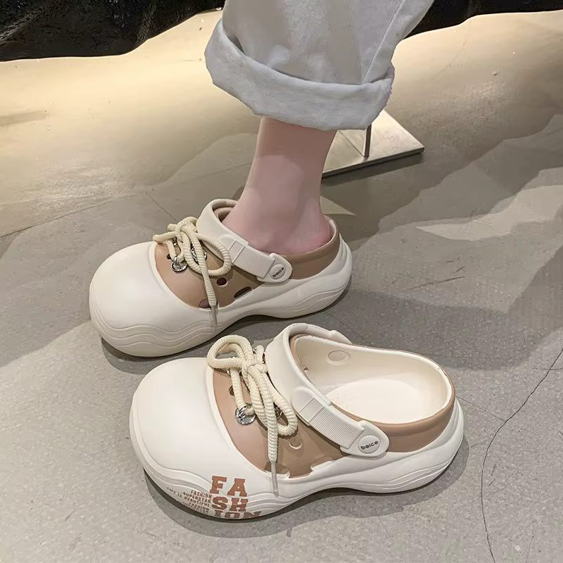 Sandalias - detalle de cordones