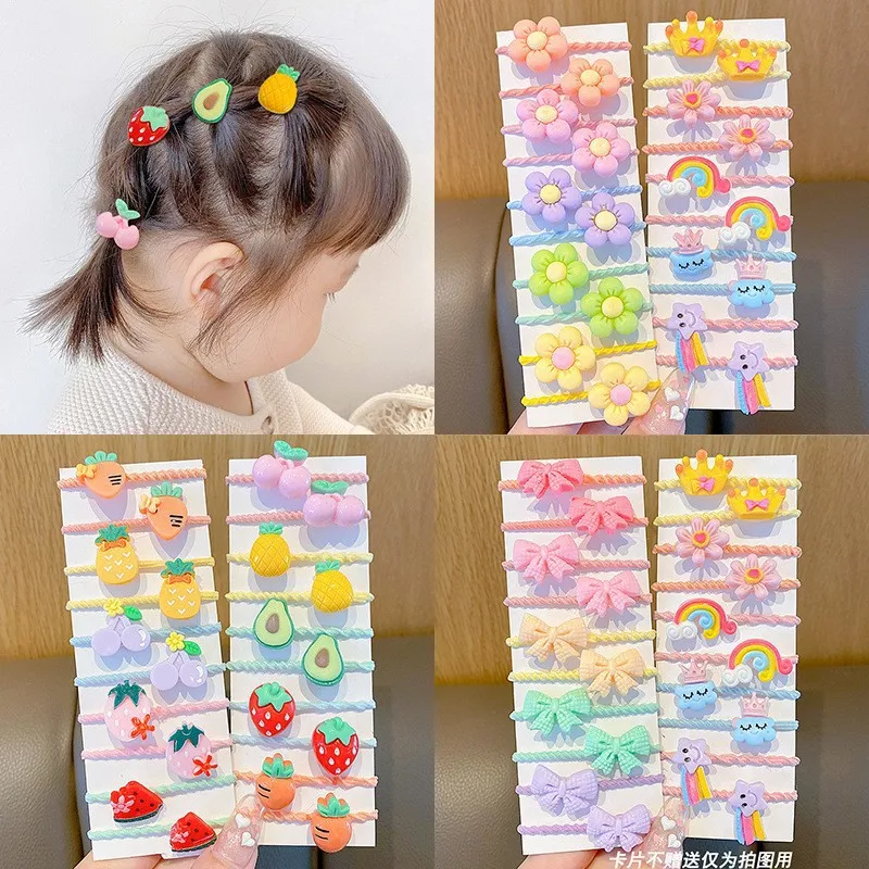 Bandas elásticas para el pelo infantiles con dibujos animados - imagen 5