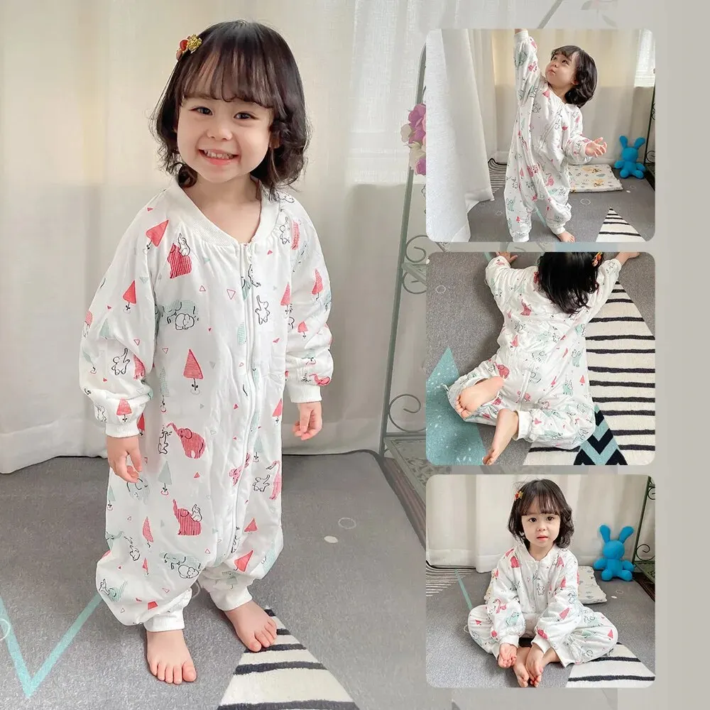 Saco de dormir bebé invierno con pies y crecimiento 1-4 años - imagen 3