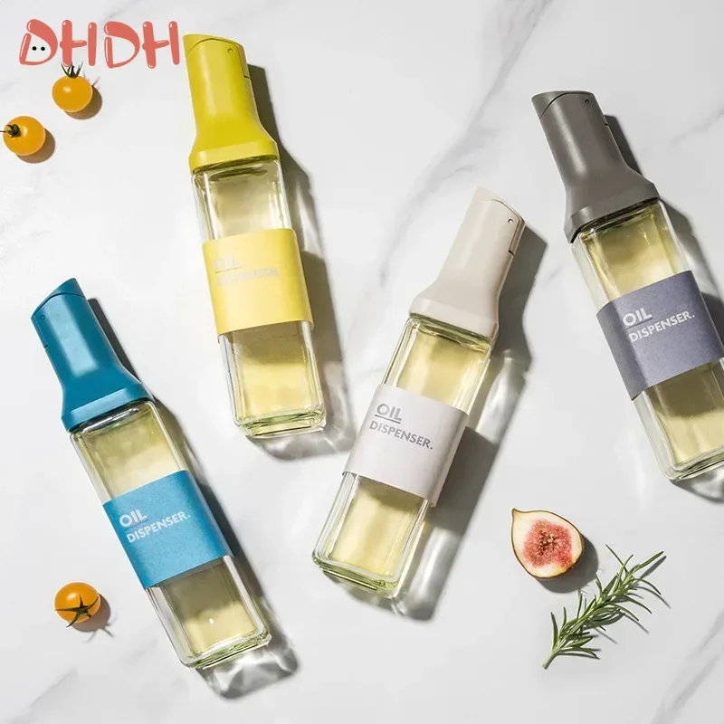 Botella de aceite de vidrio con vertido antigoteo para cocina - imagen 3