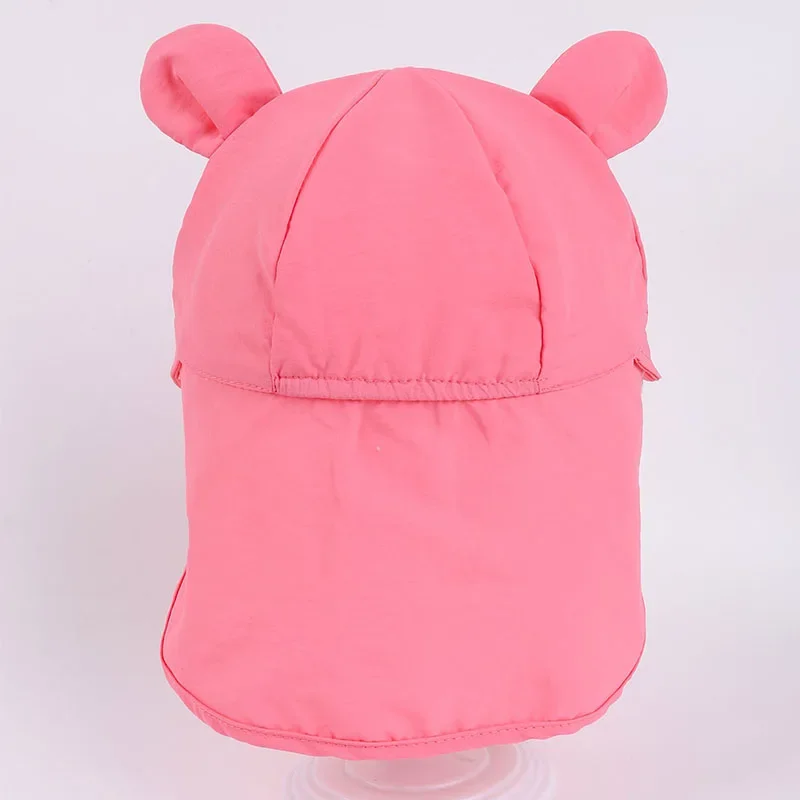 Gorro de sol con protección UV para bebé, secado rápido - imagen 5