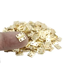 Mini bisagras plegables de cobre para juguete artesanal