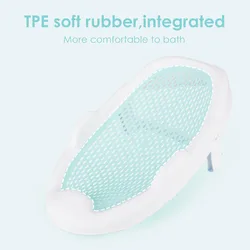 Red de baño ajustable con cojín antideslizante para bebé
