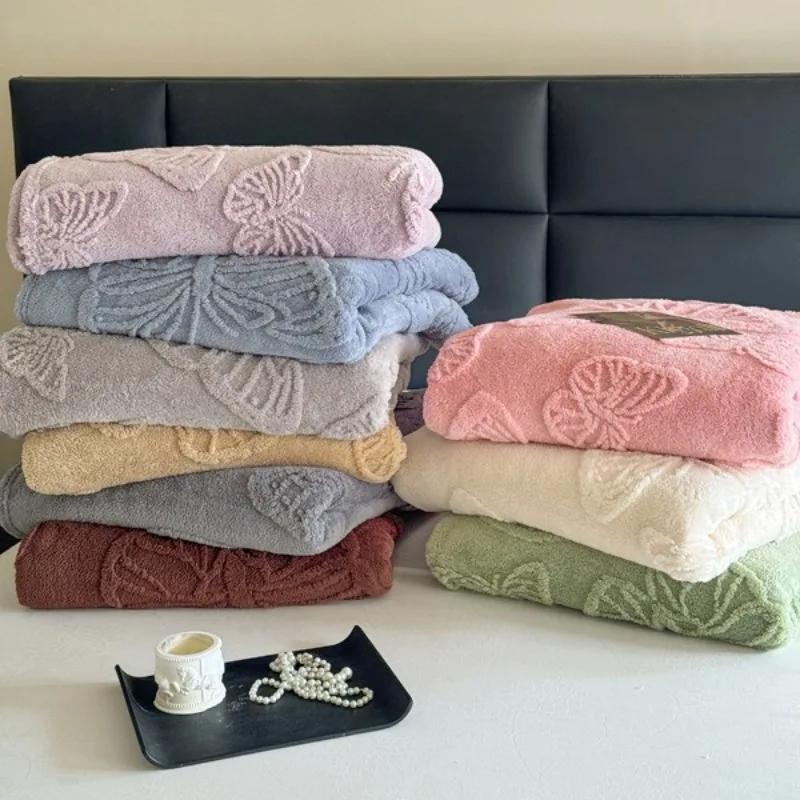 Manta de franela jacquard para bebé – Suave, cálida y multifuncional - imagen 4